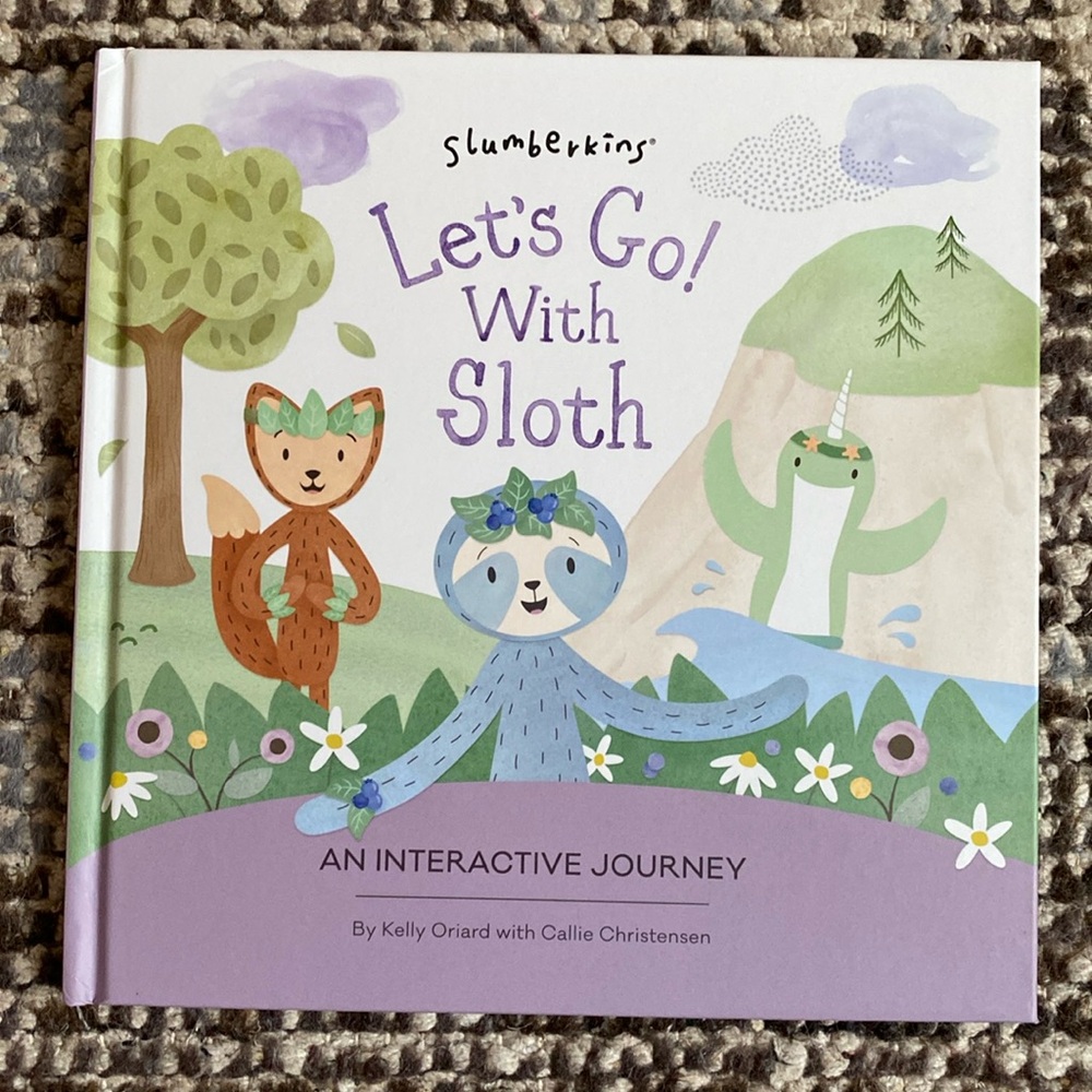 Slumberkins Let’s Go with Sloth Book